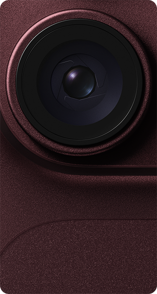 Main camera variable aperture lens featured on iPhone 18 Pro in burgundy color