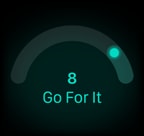 Readiness score of 8 and the words 'Go for it'