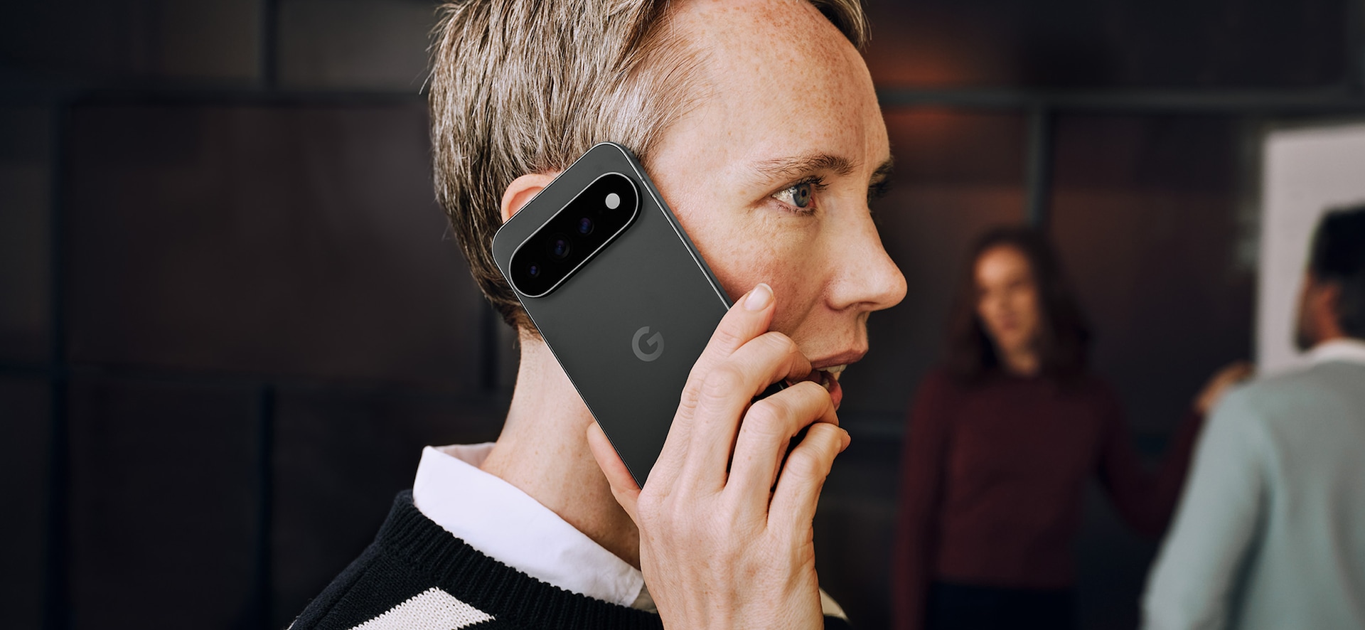 Someone speaking on a Pixel 11 Pro