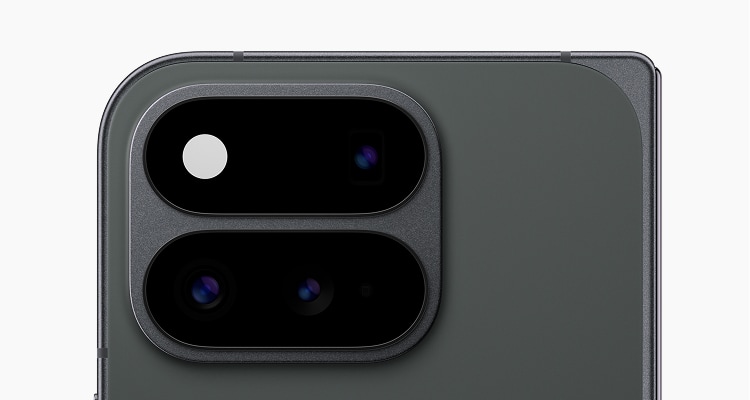 Close up of Pixel 11 Pro Fold camera
