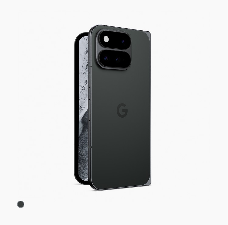 Back of Pixel 11 Pro Fold. Available colors: Obsidian.