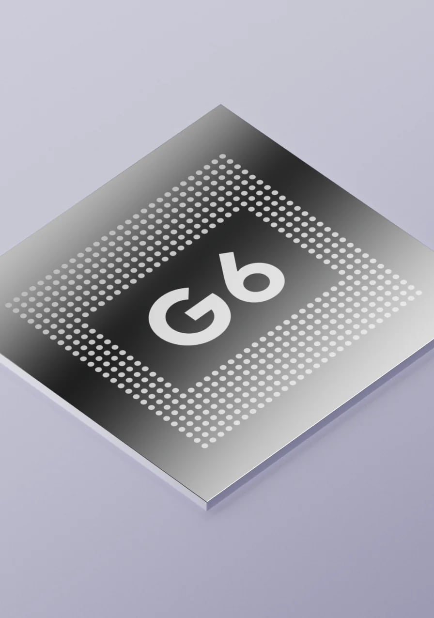 Google Tensor G6 chip render