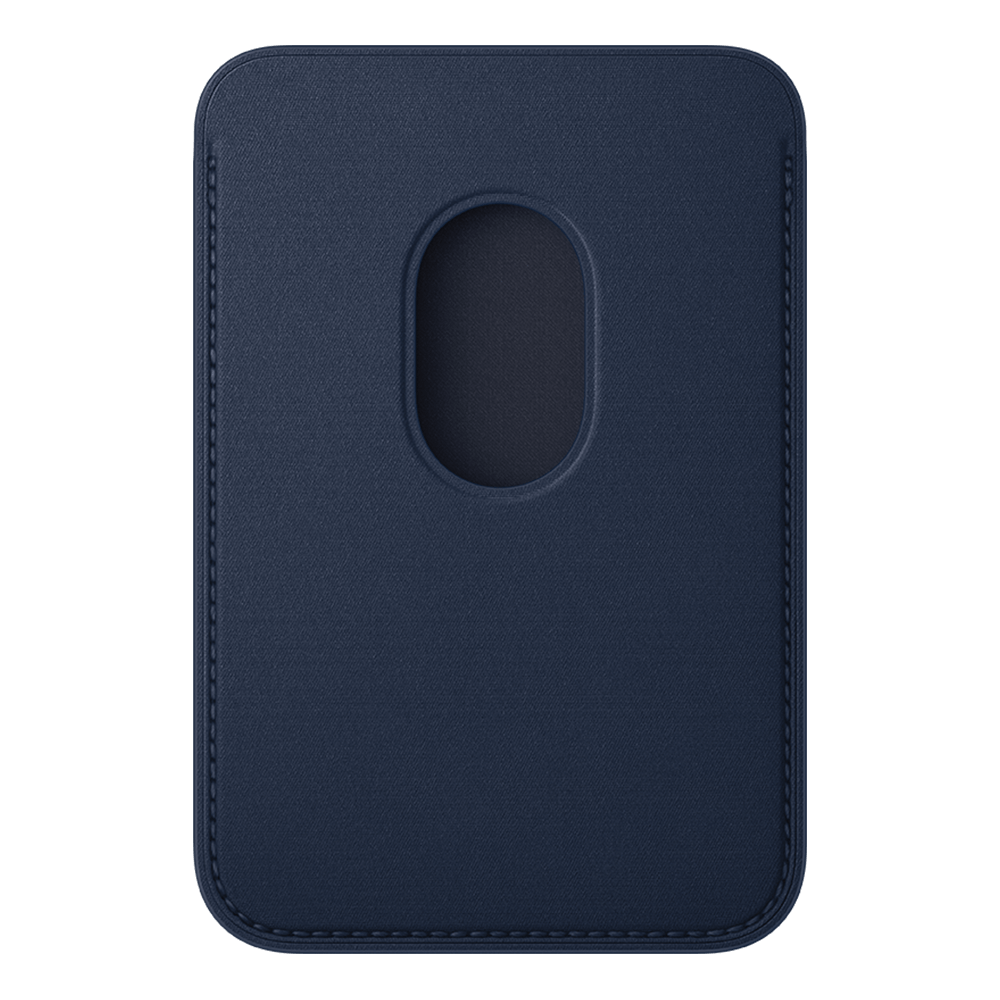 Apple iPhone FineWoven Wallet with MagSafe Deep Blue Accessories at