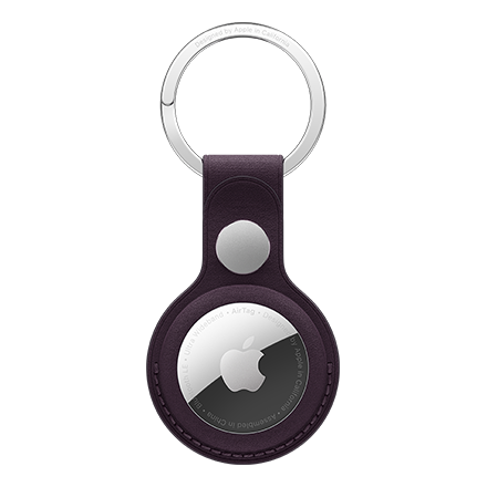 Apple Llavero Apple AirTag de FineWoven