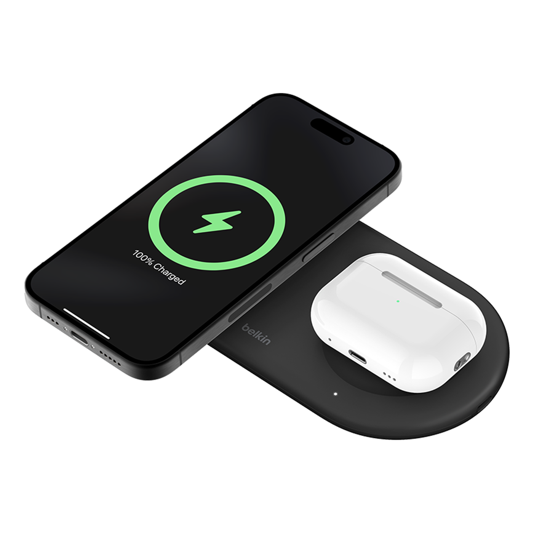 Belkin Qi2 15W 2-in-1 Wireless Charging Pad