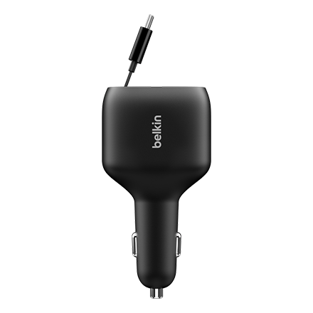Belkin Belkin 75W Car Charger with Retractable Cable