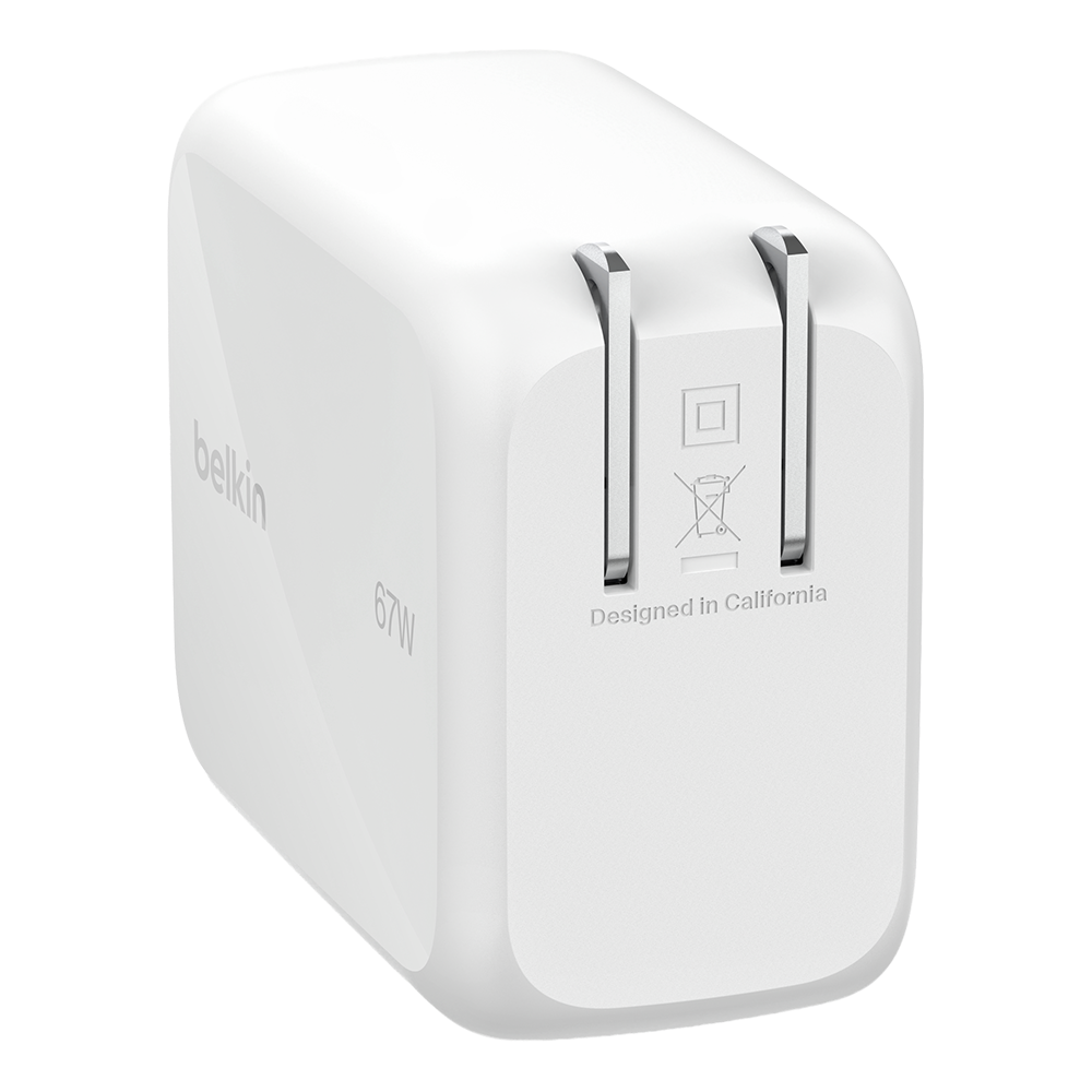 Belkin 67W Wall Adapter with Retractable Cable