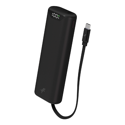 nimble Cargador Nimble CHAMP Stretch 10K con cable retráctil