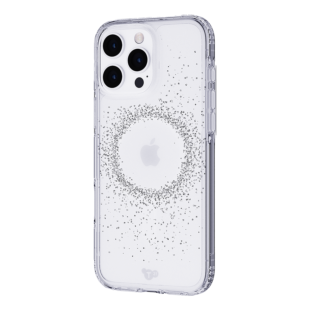 Tech21 Evo Sparkle Case MagSafe for Apple iPhone 16 Pro Max Clear