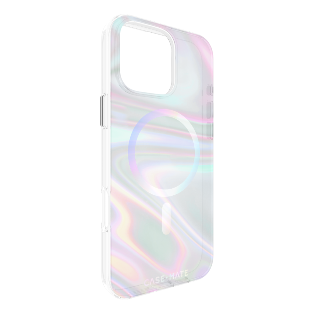 CaseMate Soap Bubble Case MagSafe for Apple iPhone 16 Iridescent