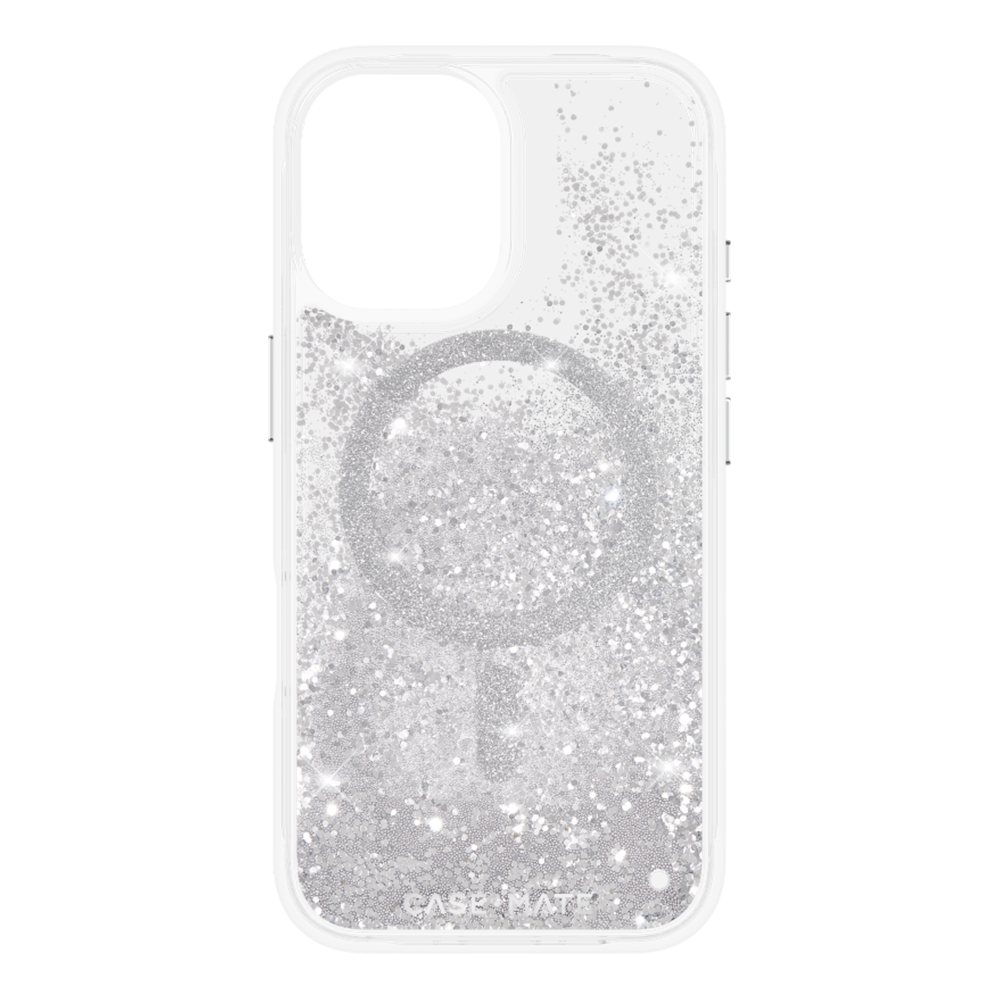 CaseMate Waterfall Case MagSafe for Apple iPhone 16 Silver