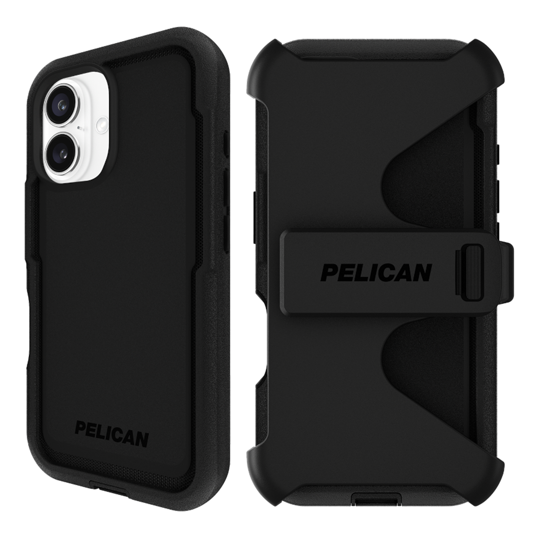 Pelican Voyager Case w/ Phone Holster/Stand, MagSafe for iPhone 16