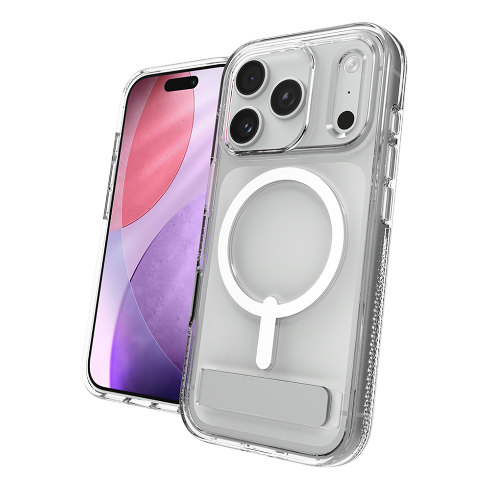 ZAGG Crystal Palace Case with Kickstand and MagSafe for iPhone 17 Pro