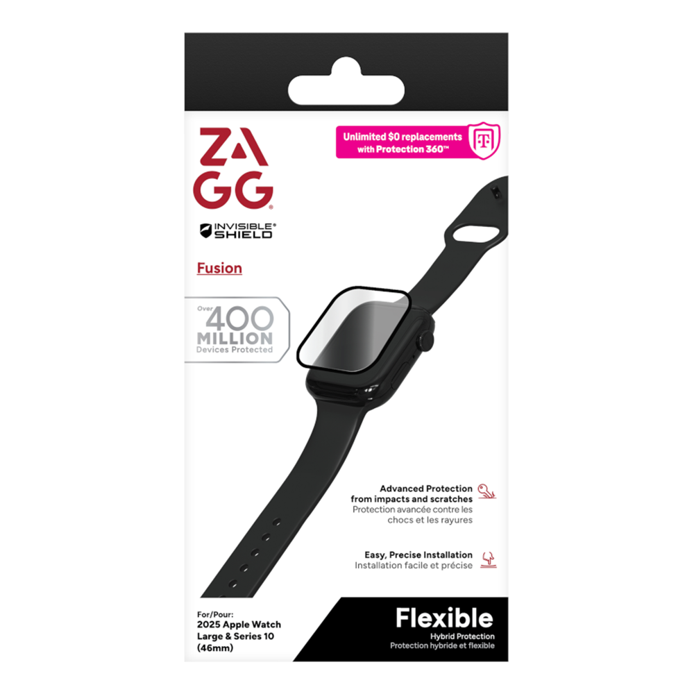 ZAGG Fusion Screen Protector for Apple Watch Series 11/10, 46mm
