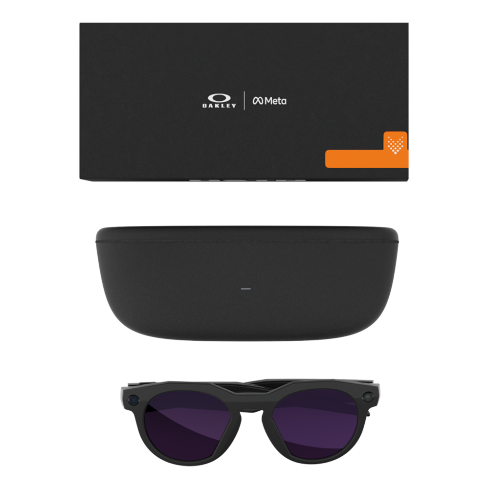 Oakley Meta HSTN Glasses Clear to Amethyst Transitions Lenses