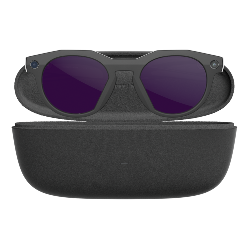 Oakley Meta HSTN Glasses Clear to Amethyst Transitions Lenses