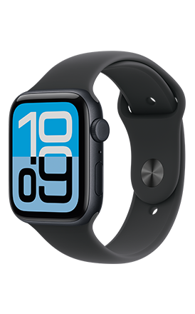 Apple Watch SE 3 44mm - Midnight Aluminum Case Midnight Sport Band M/L