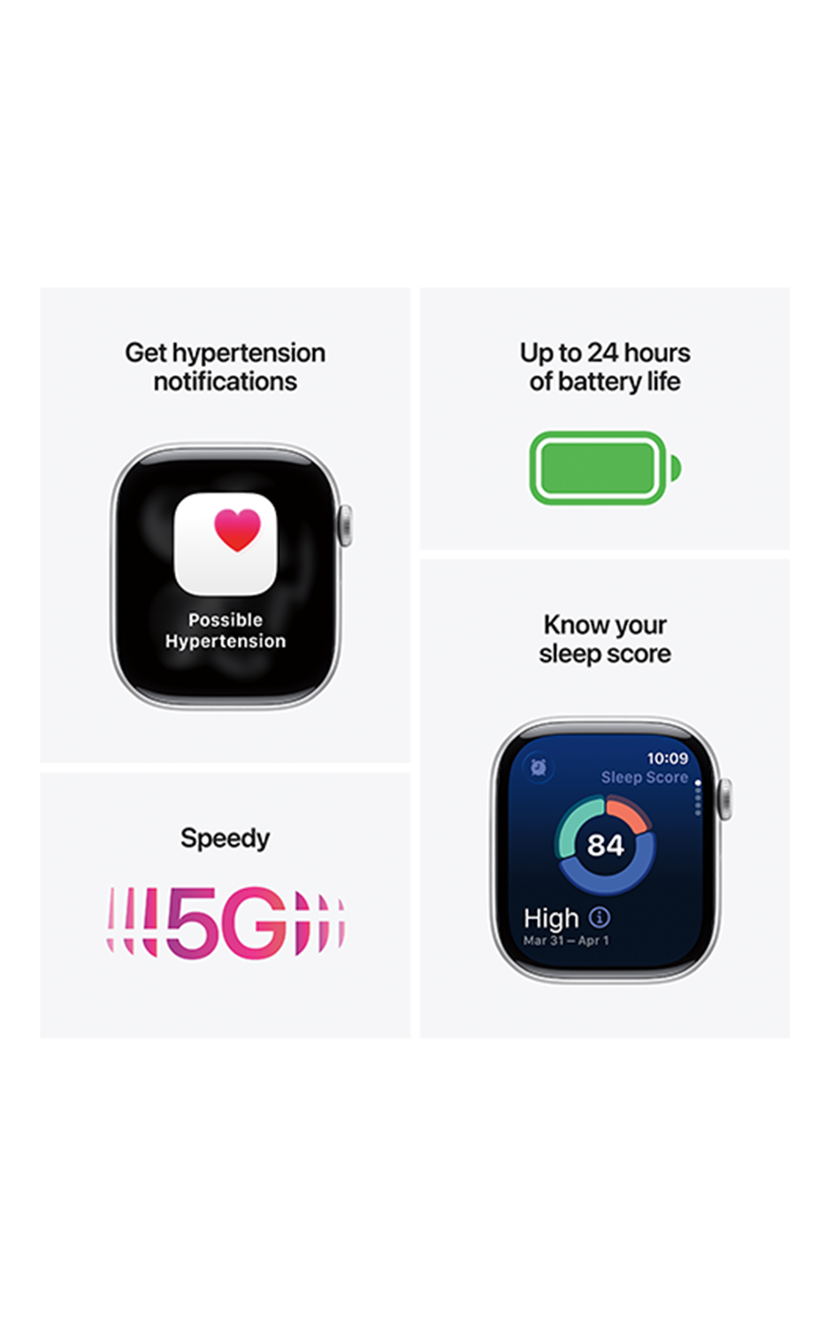 Apple Watch Series 11 42mm - Rose Gold Aluminum Case Light Blush Sport Band S/M 2 of 2 views