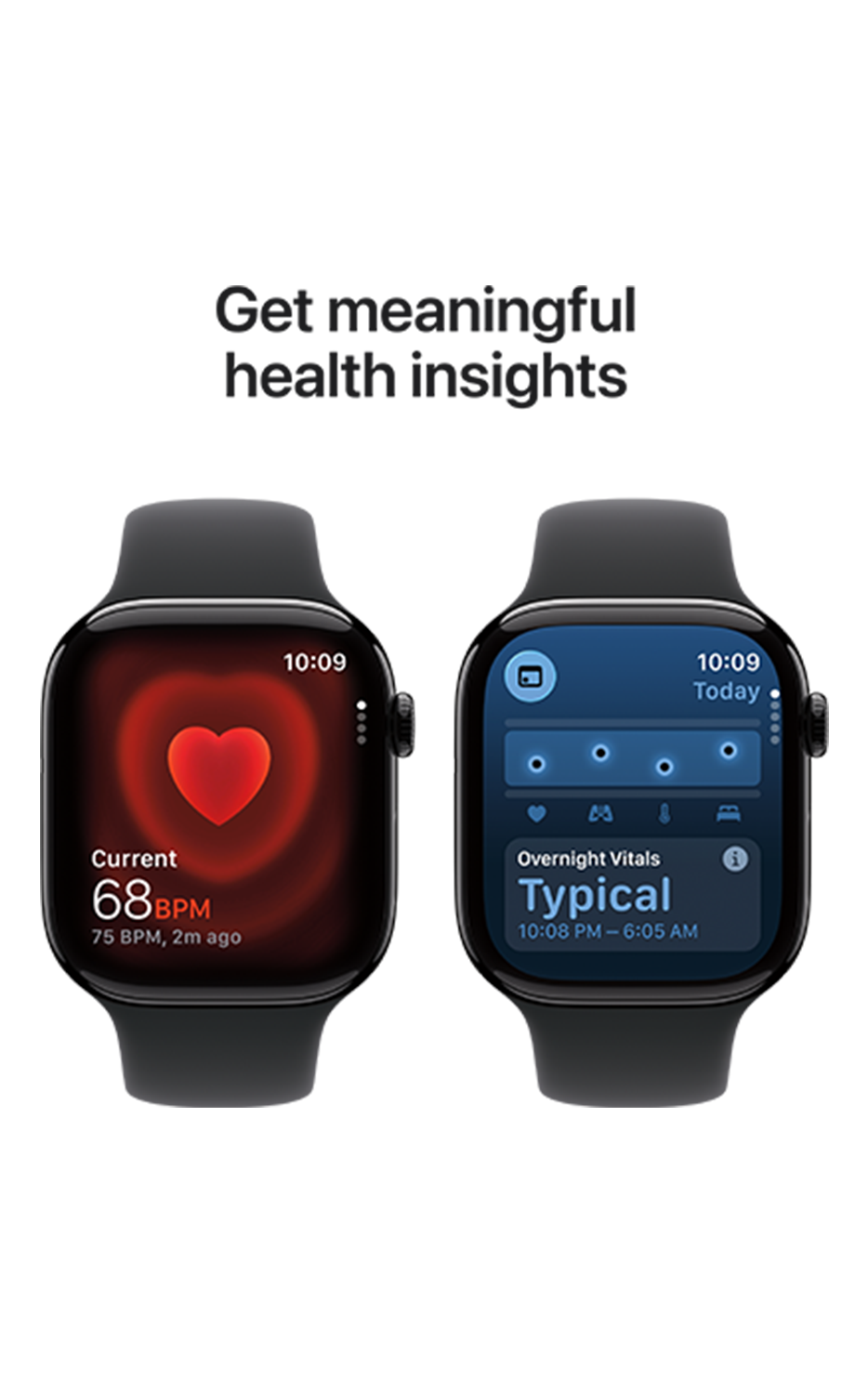 Apple Watch Series 11 46mm - Jet Black Aluminum Case Black Sport Band M/L 2 of 2 views