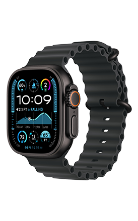 Apple Watch Ultra 2 - Black Titanium Black Ocean Band