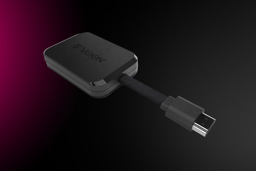 Smart TV Stick Turn Nearly Any TV into a Smart TV TVision by TMobile