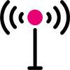 Pulsing signal icon
