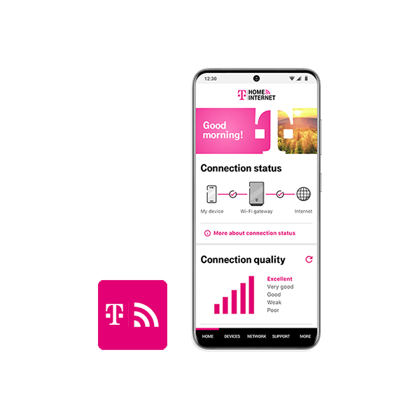 Long range high speed internet gateway with wi fi 6 t mobile home