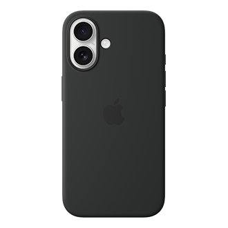 Apple Silicone Case with MagSafe for Apple iPhone 16 - Black