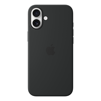 Apple Silicone Case with MagSafe for Apple iPhone 16 Plus - Black
