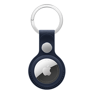 Apple AirTag FineWoven Key Ring - Deep Blue
