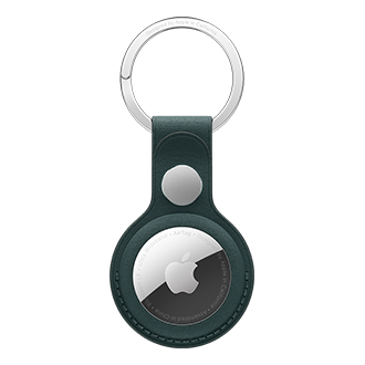 Apple AirTag FineWoven Key Ring - Dark Green