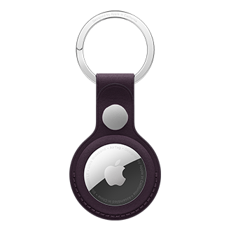 Apple AirTag FineWoven Key Ring - Blackberry