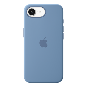 Apple Silicone Case for Apple iPhone 16e - Winter Blue