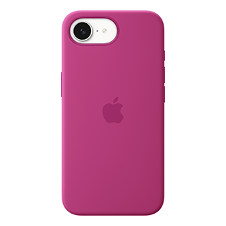 Apple Silicone Case for Apple iPhone 16e - Fuchsia