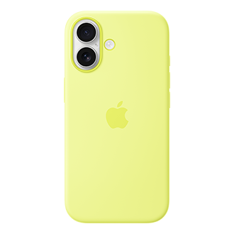 Apple Silicone Case with MagSafe for iPhone 17 - Neon Yellow