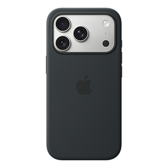 Apple Silicone Case with MagSafe for iPhone 17 Pro - Black