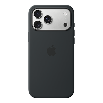 Apple Silicone Case with MagSafe for iPhone 17 Pro Max - Black