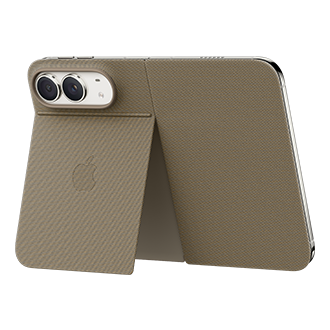 Apple Folio with Kickstand for iPhone Duo - Taupe