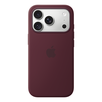 Apple Silicone Case with MagSafe for iPhone 18 Pro - Burgundy