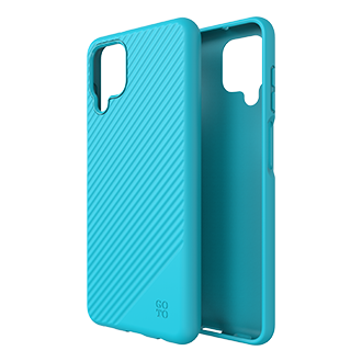 GoTo Fine Swell 45 Case for Samsung Galaxy A12 - Aqua