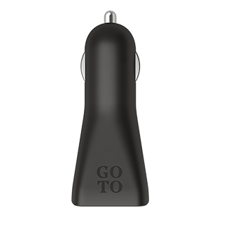 GoTo Dual USB-A and USB-C Car Charger - Black R2