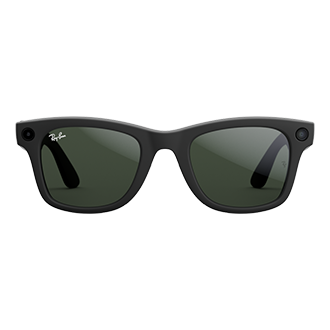 Ray-Ban Meta Glasses Wayfarer Large Polarized Gradient Graphite - Black