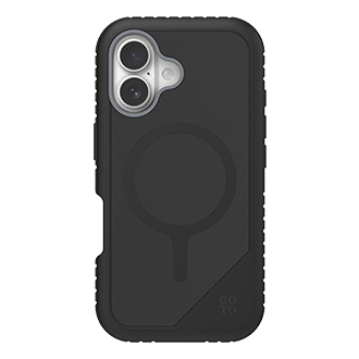 GoTo® Rugged Case with MagSafe for iPhone 16 - Black