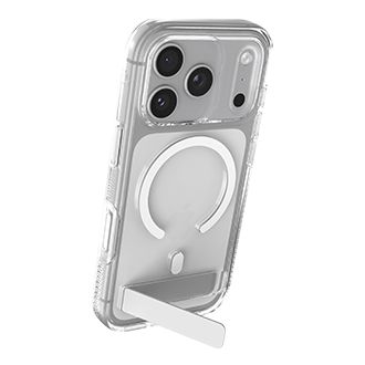 ZAGG Crystal Palace Snap w/ Kickstand Case for iPhone 18 Pro/17 Pro - Clear
