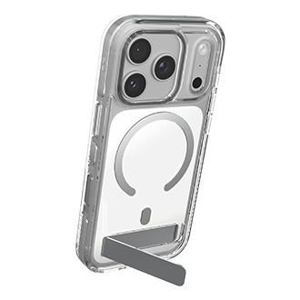 ZAGG Crystal Palace Snap w/ Kickstand Case for iPhone 18 Pro/17 Pro - Silver