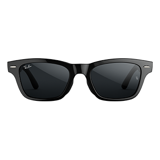 Ray-Ban Meta Audio Burbank, Transitions® Grey Lenses - Shiny Black frames