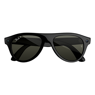 Ray-Ban Meta (Gen 3) Aviator Polar G15 Lenses - Shiny Black Frames