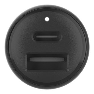 Belkin 42W Dual Car Charger with USB-C to USB-C Cable, 1m - Black