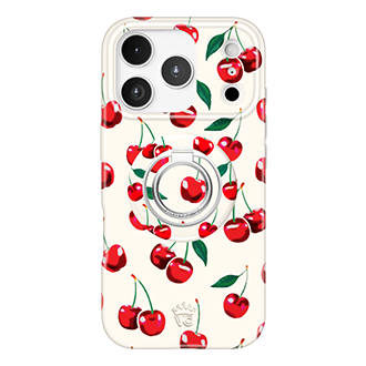 Velvet Caviar MagSafe Case w/ Grip for iPhone 17 Pro - Mon Cheri Cherry