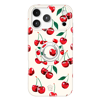 Velvet Caviar MagSafe Case w/ Grip for iPhone 17 Pro Max - Mon Cheri Cherry